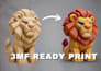 sculpt 3d character model, miniature and action figure ready for 3d printing